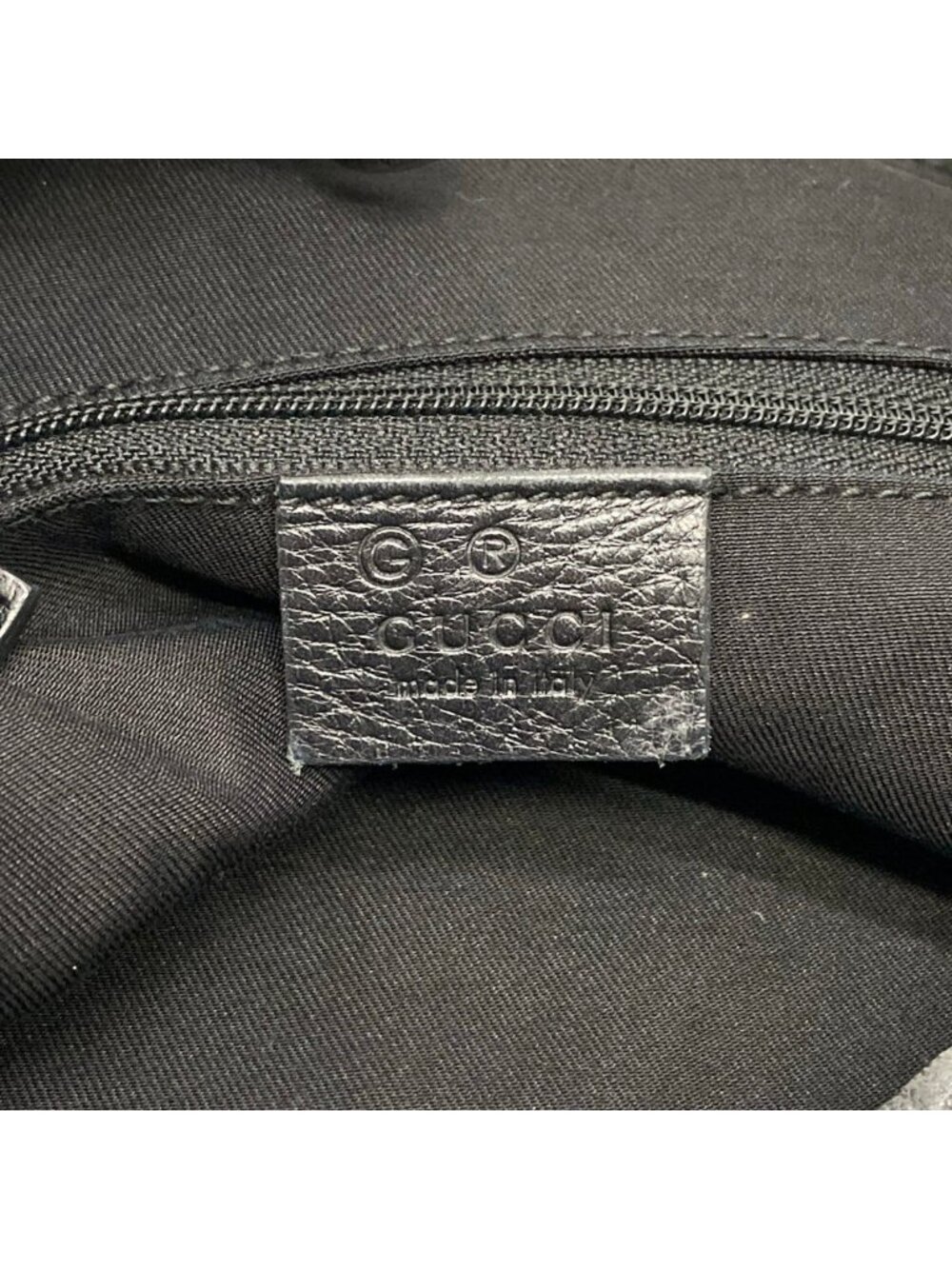 Gucci Shoulder Bag GG Pattern Black Leather - Picture 9 of 12